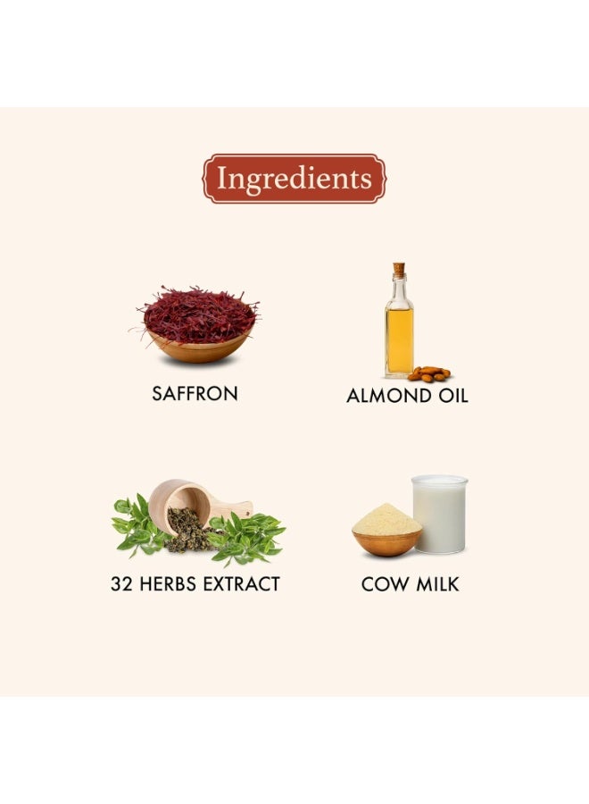 Old School Rituals Kumkumadi Saffron Face Elixir | Face Serum for Glowing Skin | Anti-Ageing Overnight Facial Oil | Brightens, Revitalizes & Fades Dark Spots | Diminishes Fine Lines, Wrinkles & Uneven Skin Tone | Saffron & Kumkumadi Oil | 30 ml | Few Drops a Night for Lasting Glow - Image 3